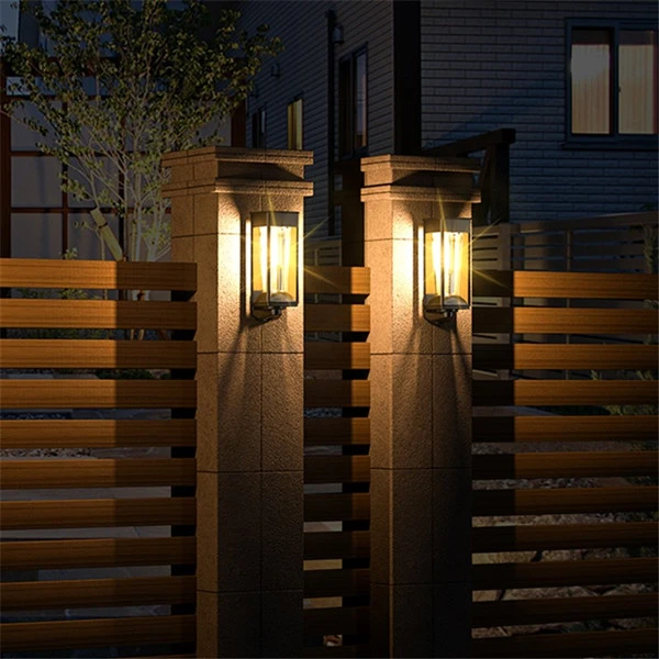 solar outdoor wall lights
