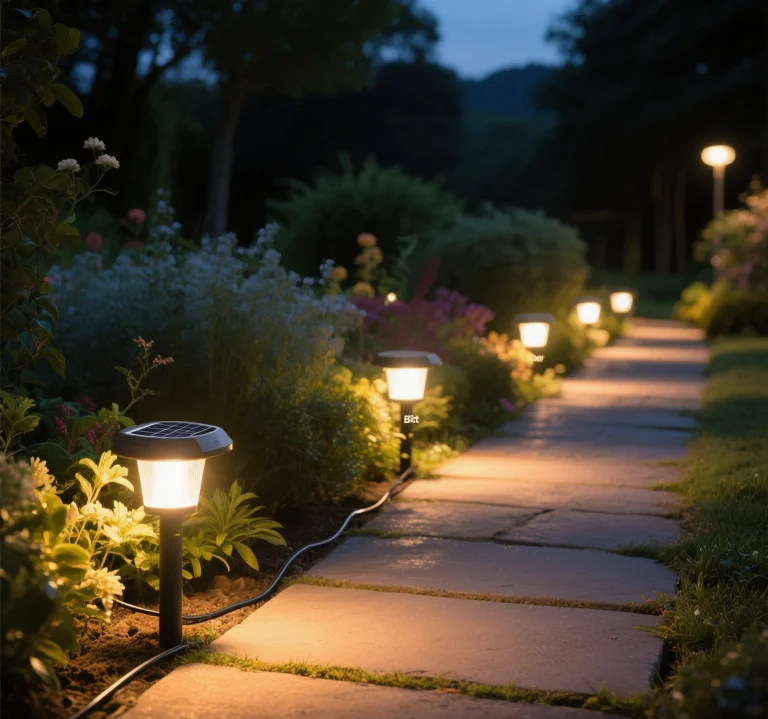 best rated solar walkway lights