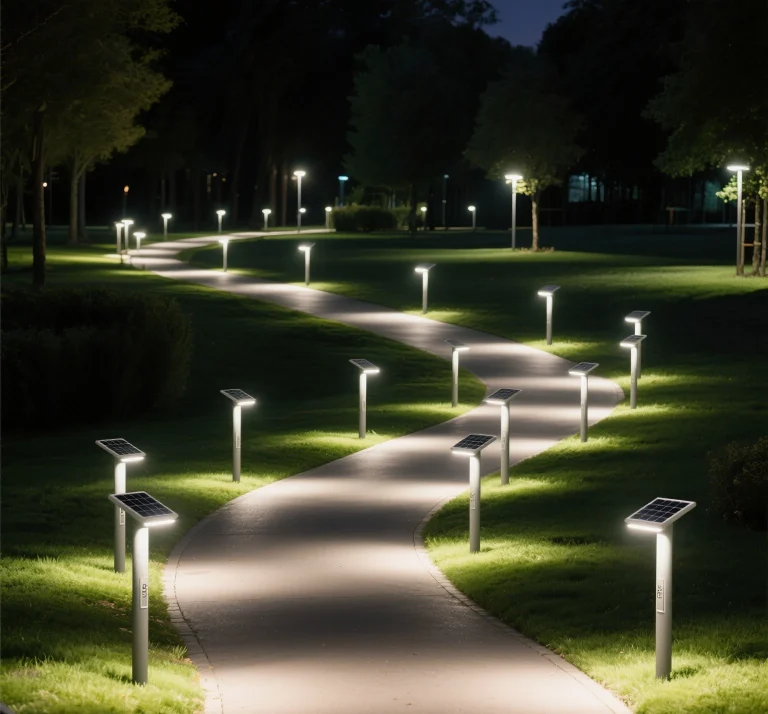 solar changing color lights