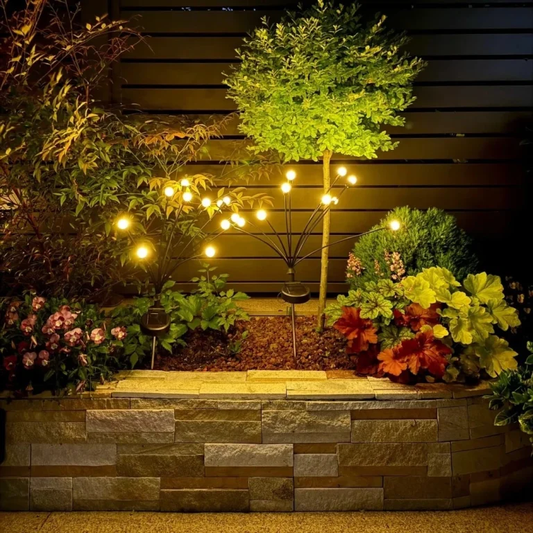 solar firefly garden lights