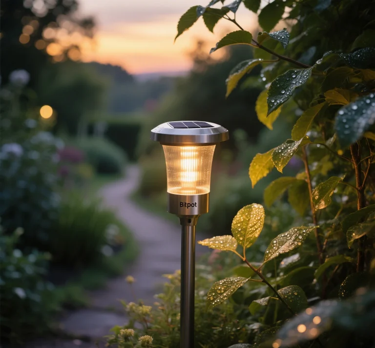 Solar path lights charge